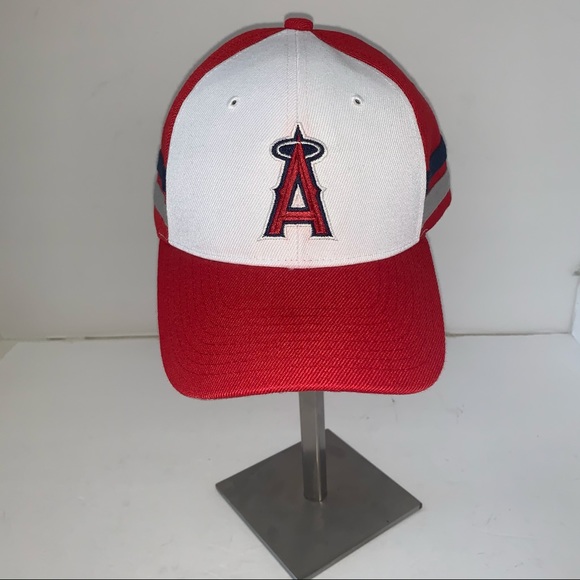 ✅ Angels Baseball Red White Blue Hat NWOT B#26 - Picture 1 of 10